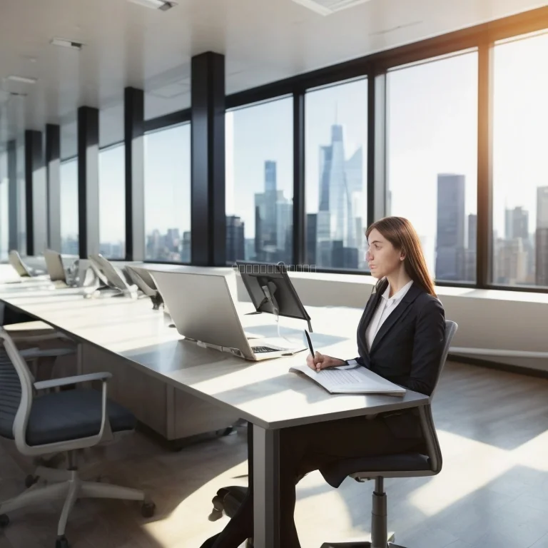 محامي ينشاط مستندات قانونية في جلسة عمل